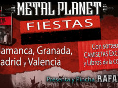 FIESTA METAL PLANET Con sorteo de CAMISETAS EXCLUSIVAS y Libros de la colección, en Granada, el sábado 15 de octubre
