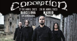 CONCEPTION - Recordamos sus conciertos en Barcelona y Madrid en Abril