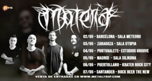 Fechas en España de la banda polaca de Metal progresivo THE MATERIA, presentando su nuevo material discográfico