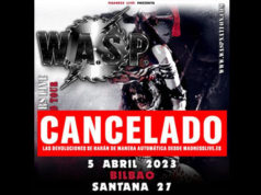 WASP - Suspendido su concierto en Bilbao