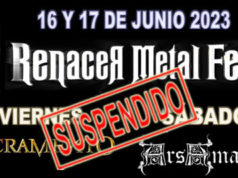 FESTIVAL RENACER METAL FEST suspendido