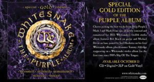 WHITESNAKE - The Purple Album: Special Gold Edition llega el 13 de octubre como una caja de 2 CD+BluWHITESNAKE - The Purple Album: Special Gold Edition llega el 13 de octubre como una caja de 2 CD+Bluray, una caja de vinilo dorado de 2LPray, una caja de vinilo dorado de 2LP