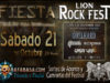 FIESTAS LION ROCK FEST en Parla (Madrid), este sábado 21 y León, tras el festival