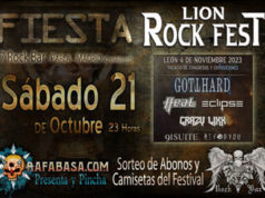 FIESTAS LION ROCK FEST en Parla (Madrid), este sábado 21 y León, tras el festival