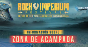 ROCK IMPERIUM - Habrá zona camping con sombra, zona para autocaravanas, piscina (aforo limitado y con venta por separado), Glamping y parking .