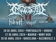 Recordamos la inminente gira de INGESTED + FALLUJAH + VULVODYNIA + MÉLANCOLIA en Portugalete, Madrid y Barcelona