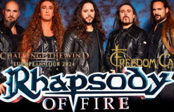 HORARIOS y Detalles de los inminentes conciertos de RHAPSODY OF FIRE + FREEDOM CALL