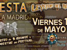 FIESTA RAFABASA de LEYENDAS DEL ROCK en Parla (Madrid) este Viernes 17 de mayo, después Bilbao, Barcelona y Murcia