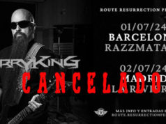 Kerry King cancela unilateralmente sus conciertos en Barcelona y Madrid en julio. Seguirá tocando en RESURRECTION FEST.