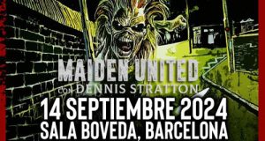 Recordamos el concierto de MAIDEN UNITED Feat. Dennis Stratton en Barcelona, el 14 de septiembre