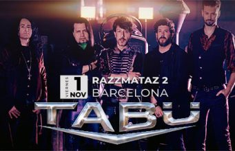 TABÜ - Más detalles de la presentación de "Talismán" en Barcelona el viernes 1 de noviembre, donde grabarán video clip en directo.