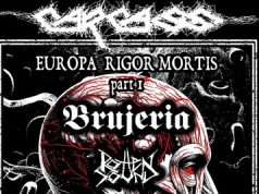 CARCASS + BRUJERÍA + ROTTEN SOUND en enero de 2025