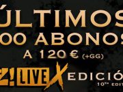 Z! LIVE ROCK FEST - Finaliza pronto la oferta de los abonos a 120 € + gg