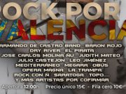 ROCK POR VALENCIA - Detalles del CONCIERTO BENÉFICO para recaudar dinero para ayudar a las víctimas de la Dana