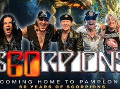 SCORPIONS CELEBRARÁN SU 60 ANIVERSARIO EN PAMPLONA