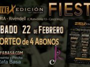 FIESTA Z! LIVE ROCK FEST en VITORIA, el sábado 22 de febrero, con SORTEO de CUATRO ABONOS