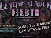 FIESTAS LEYENDAS DEL ROCK - La primeras en Madrid, el Viernes 21 de marzo y Salamanca el sábado 22, con SORTEO de 3 ABONOS y Camisetas en cada FIESTA