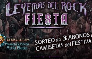 FIESTAS LEYENDAS DEL ROCK - En Madrid, el Viernes 21 de marzo y Salamanca el sábado 22, con SORTEO de 3 ABONOS y Camisetas