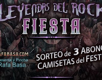 FIESTAS LEYENDAS DEL ROCK - En Madrid, el Viernes 21 de marzo y Salamanca el sábado 22, con SORTEO de 3 ABONOS y Camisetas