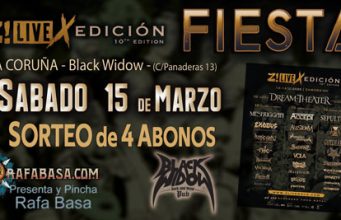 FIESTA Z! LIVE ROCK FEST en A CORUÑA el sábado 15 marzo, con SORTEO de CUATRO ABONOS