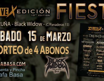 FIESTA Z! LIVE ROCK FEST en A CORUÑA el sábado 15 marzo, con SORTEO de CUATRO ABONOS