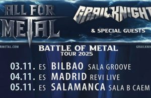 ALL FOR METAL y GRAILKNIGHTS en Noviembre de 2025. Gira de Z! ON TOUR