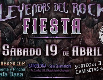 FIESTA LEYENDAS DEL ROCK - En BARCELONA el Sábado 19 de abril, con SORTEO de 3 ABONOS y Camisetas + 4º ANIVERSARIO LIANTES METALEROS