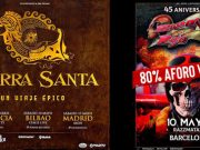 RRS PROMO y Eclipse Group anuncia sus conciertos: TIERRA SANTA en Valencia, Bilbao y Madrid y Viernes 11 de abril en Barcelona, BARON ROJO + ALEJANDRIA