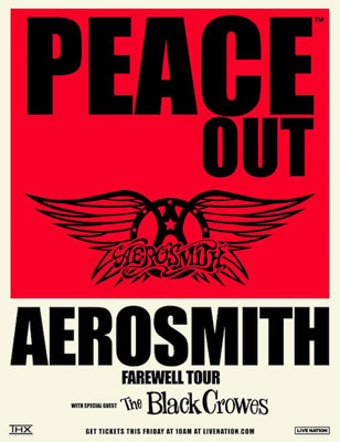 AEROSMITH Gira Peace Out 2023/24 