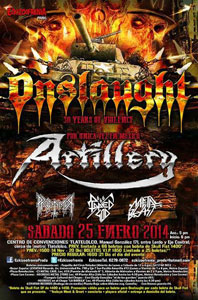 ARTILLERY y ONSLAUGHT 