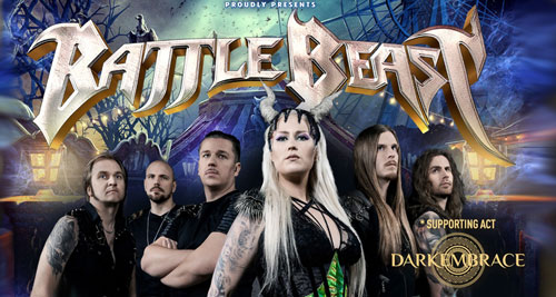 DARK EMBRACE acompañan a BATTLE BEAST en parte de su gira en Mayo. 