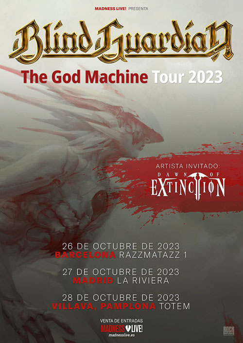 BLIND GUARDIAN + DAWN OF EXTINCTION a finales de octubre 