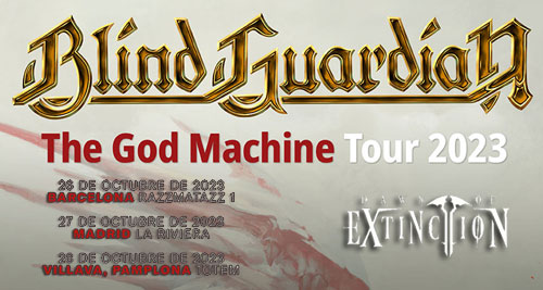 BLIND GUARDIAN + DAWN OF EXTINCTION a finales de octubre 