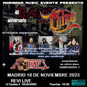 CHINO BANZAI + AZRAEL en Madrid el 18 de Noviembre