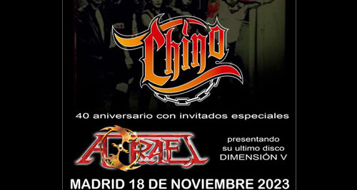 CHINO BANZAI + AZRAEL en Madrid el 18 de Noviembre