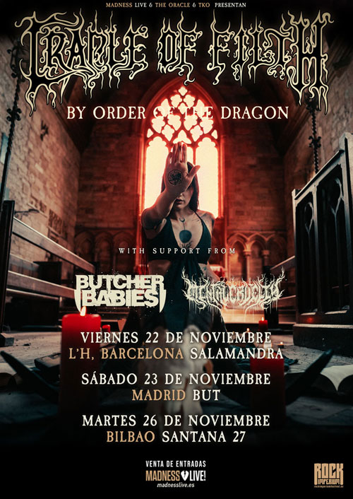 Entrevista con Dani Filth de CRADLE OF FILTH, previa a los conciertos