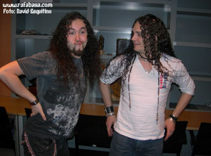 ZP Theart y  Frederic Leclercq de Dragonforce