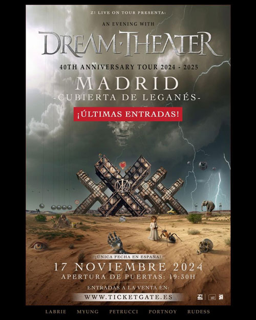 DREAM THEATER cuelga el cartel de sold out en Madrid y amplía el aforo