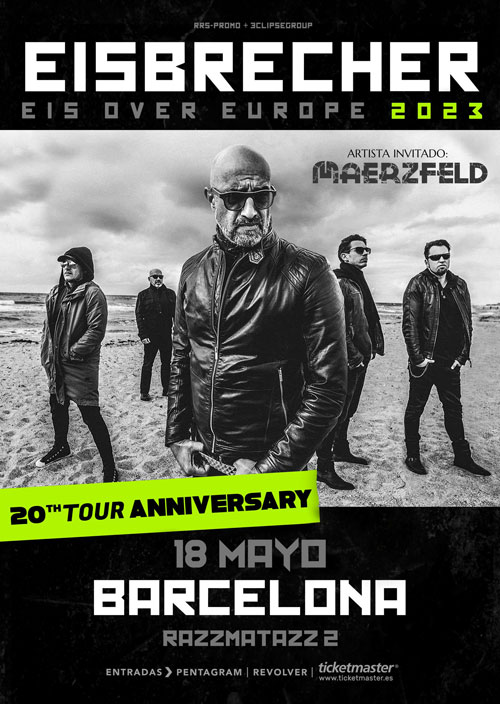 EISBRECHER + MAERZFELD en Barcelona el 18 de Mayo. Fecha exclusiva