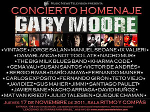 Gary Moore homneaje madrid 2011