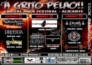 A grito pelao!! - I Metal Rock Festival-Alicante