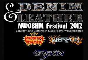 Denim And Leather New Wave Of British Heavy Metal Festival 2012