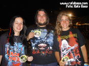 Tres de los ganadores para cantar con Iron Maiden