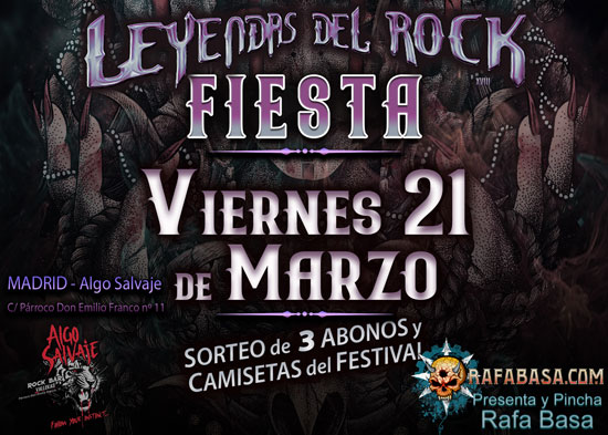 FIESTAS LEYENDAS DEL ROCK 