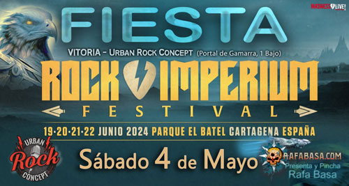 FIESTA RAFABASA de ROCK IMPERIUM en Murcia el sabado 20 de abril