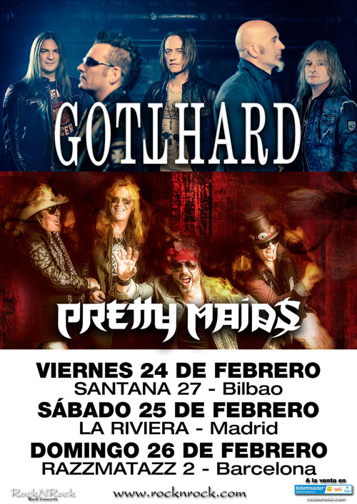 GOTTHARD y PRETTY MAIDS