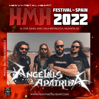 ANGELUS APATRIDA, LEPOKA, SUAMENLEJJONA, VERIKALPA en el festival HEAVY METAL HEART el 11 de Junio de 2022 en Valencia