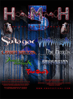 HEAVY METAL HEART 5 – El 15 de marzo en Valencia.  -  Noticias en español sobre el heavy metal y los grupos de heavy metal.