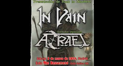 IN VAIN y AZRAEL en Madrid