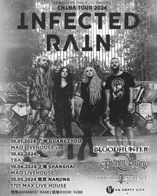 INFECTED RAIN, BLOODHUNTER y STRAY VALLEY 